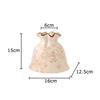 Vintage Floral Texture Ceramic Vase Table Decoration Flower Arrangement Creative Bag Shape Flowers Vases Room Aesthetic Decor