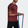 T Shirts Men's Red Crew Neck Moderate Straight Fit GC8411