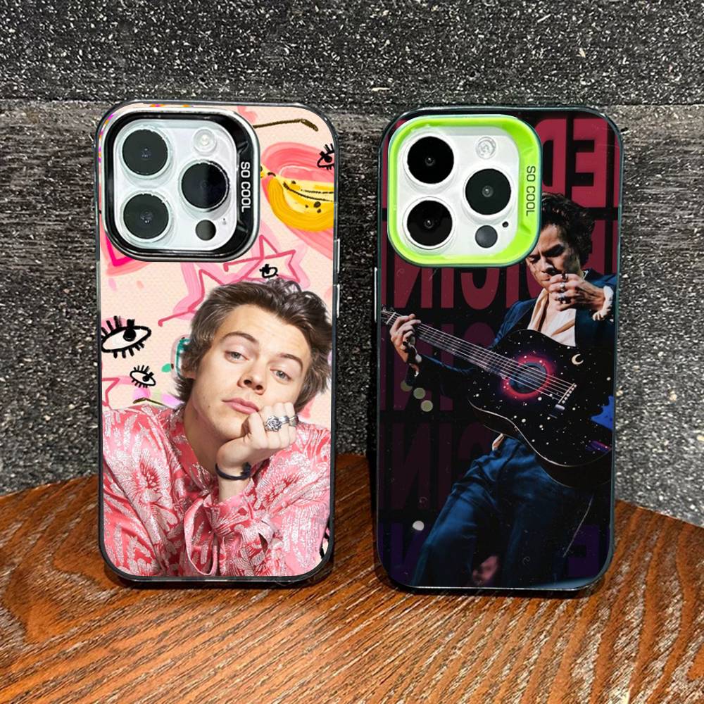 Pop Singer Harry Styles Colorful Phone Case For IPhone 17 16 15 14 13 12 11 Pro Max Plus Matte Cover