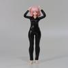 [TOYBARJAPAN] DMTOYS Spy Leather Onesie Suit for 112 Scale Action Figures (SHF Girl, etc.) (Body, head, and shoes not included)