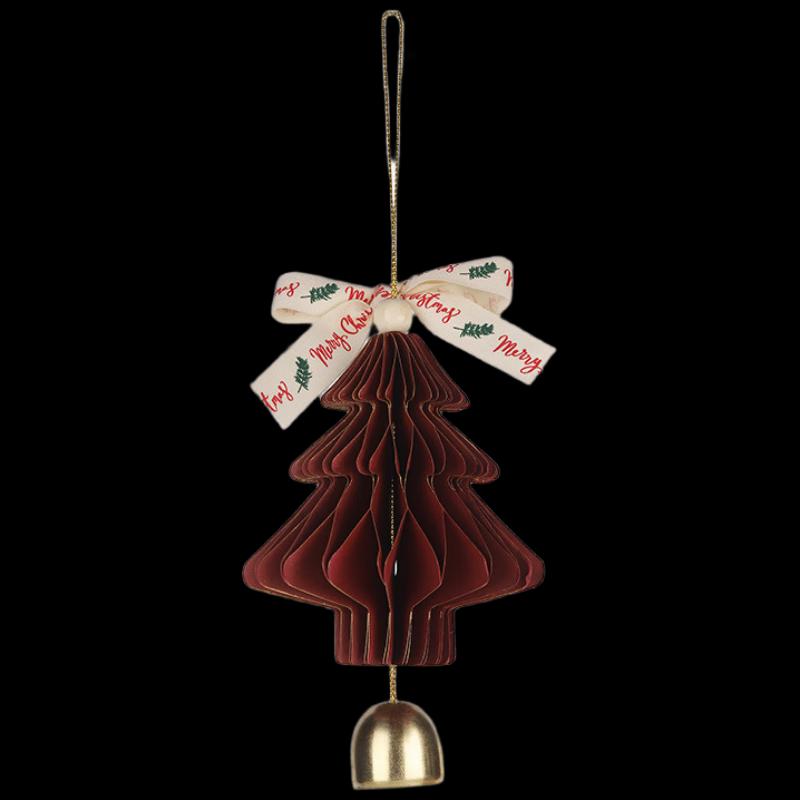 Festive Paper Christmas Tree Ornaments