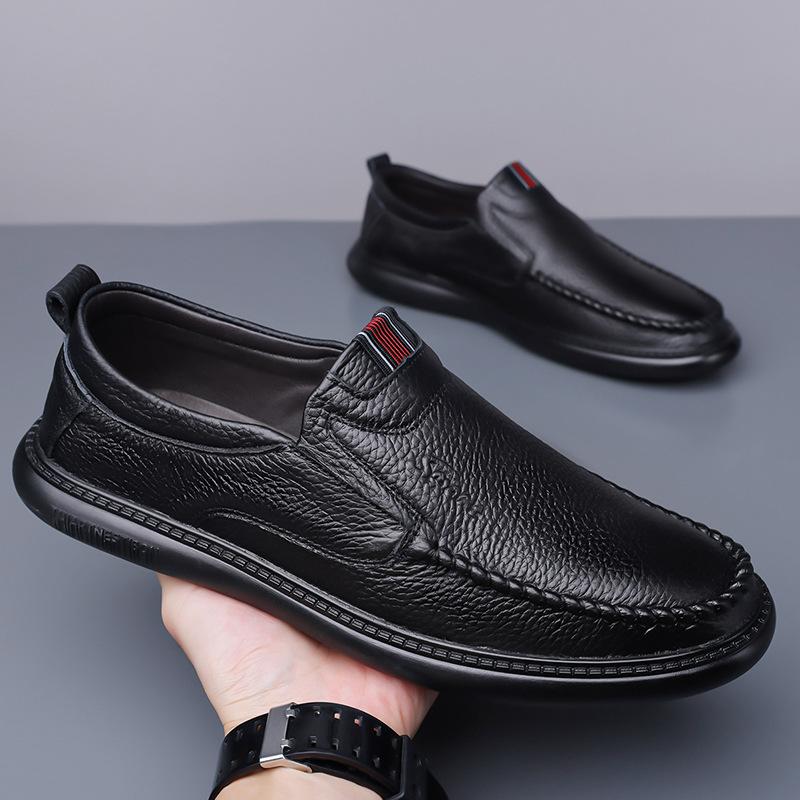 Men Footwear Designer Solid Color Man Formal Shoes Wedding Party Men Dress Shoes Breath Driving Lazy Loafers Moccasins