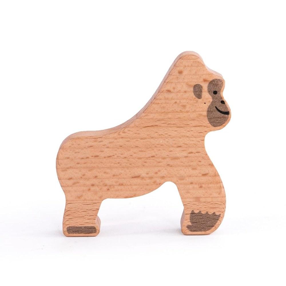 BorneLund Bajo Beech Wood Animal Set for 1.5 Years and Older