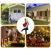 Christmas Decoration Atmosphere Lights Outdoor Solar Garden LED Street Lights Santa Claus Ground Plug Landscape Decoration Light