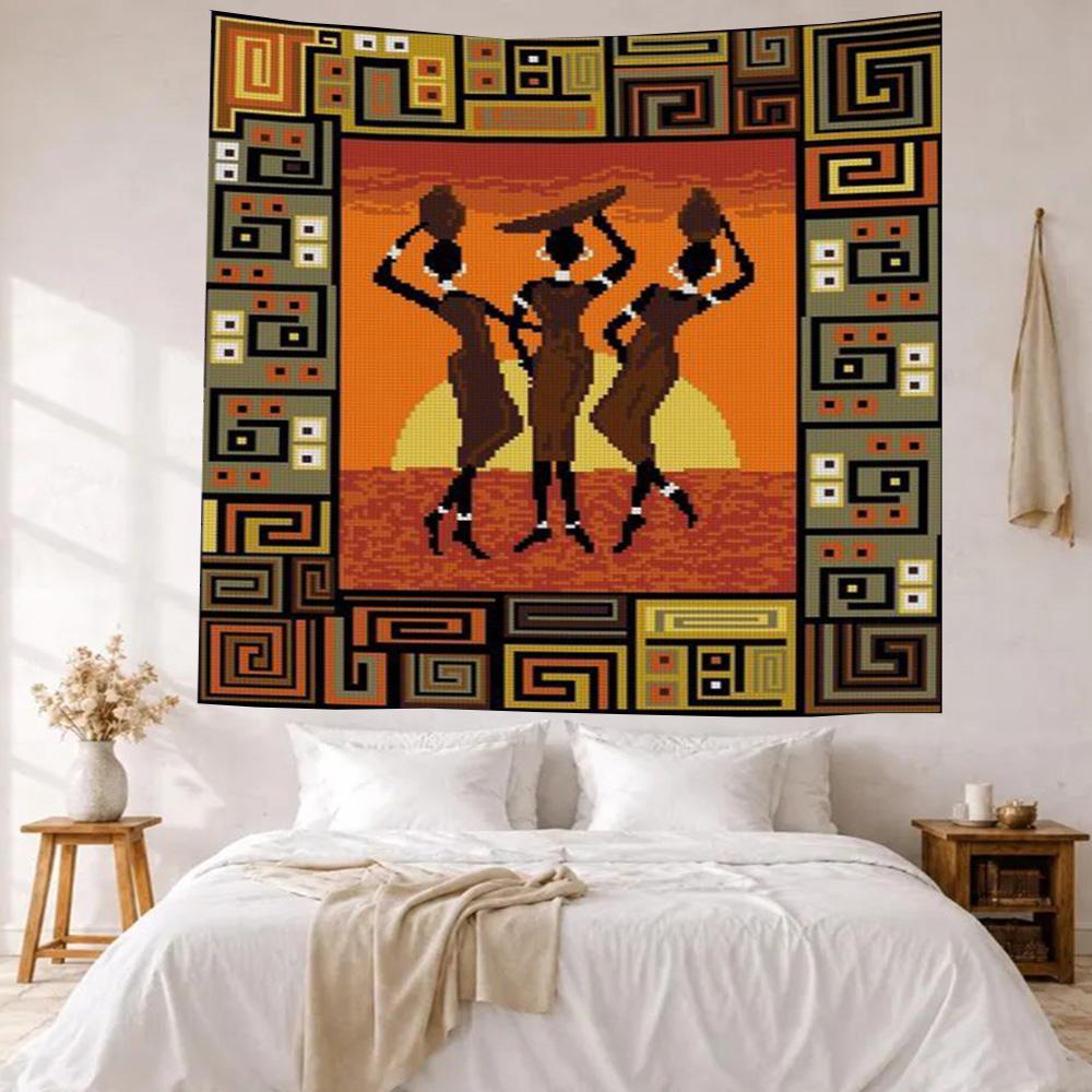 African Style Wall Decor Tapestry Art For Pet Memorial Birthdaywedding Party Backdrop Family Gift