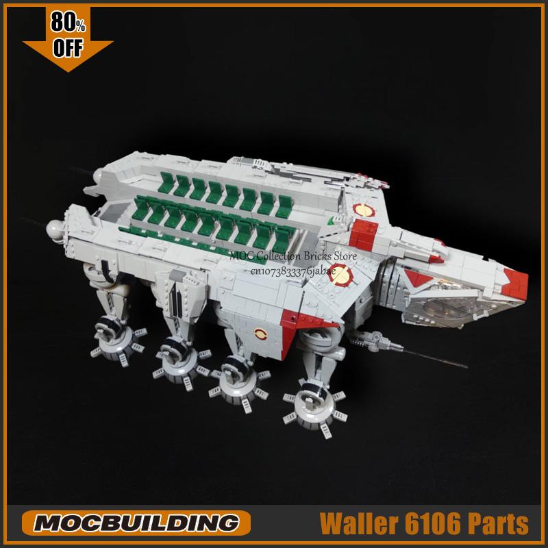 Movie Scene Walker Robot MOC Building Blocks Space Battle Raider Technology Bricks DIY Assembly Toys Collection Xmas Gifts