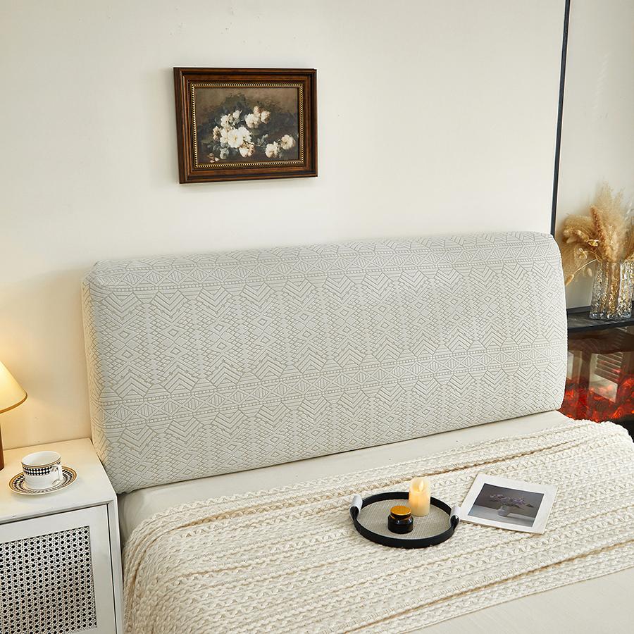 

1 PC Elastic Jacquard Headboard Cover Easy to Use And Clean Bedroom Bedside Cover High Quality for Comfortable Bedding S