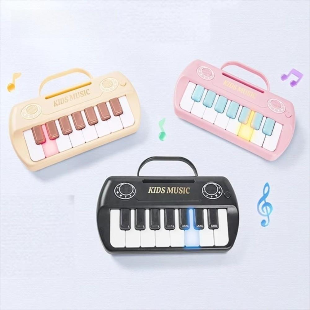 Digital Keyboard Musical Instrument Toy LED Light Music Learning Toy Mini Electronic Piano  Kids