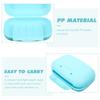 Blue Large Portable Soap Dish Lockable Travel Soap Box Holder Creative Sealed Case for Home Hiking Camping Use