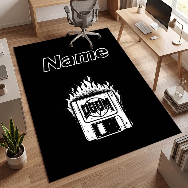 LOS (1) Personalizowany dywanik biurowy z imieniem Stylowa dekoracja do salonu, sypialni, kuchni