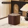 ZISIZ New Chinese Style Wood Grain Storage Box