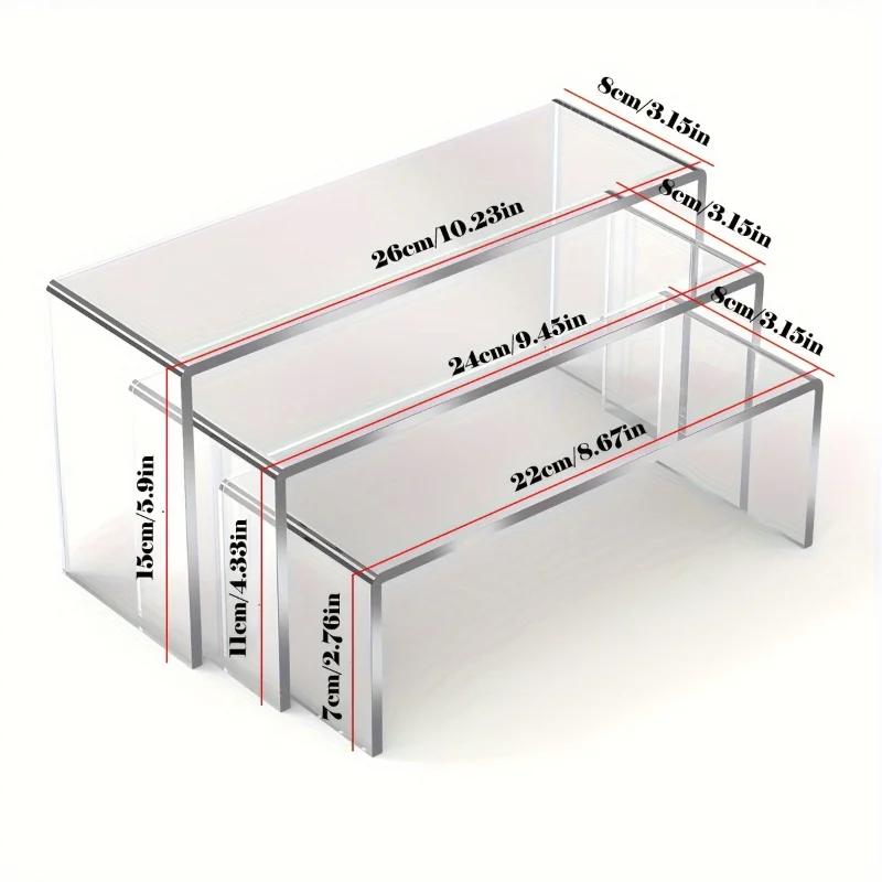 

Top Quality Acrylic Display Stand Multifunctional Transparently Mini Model Storage Rack for Perfume Doll Jewelry Decor Organzier