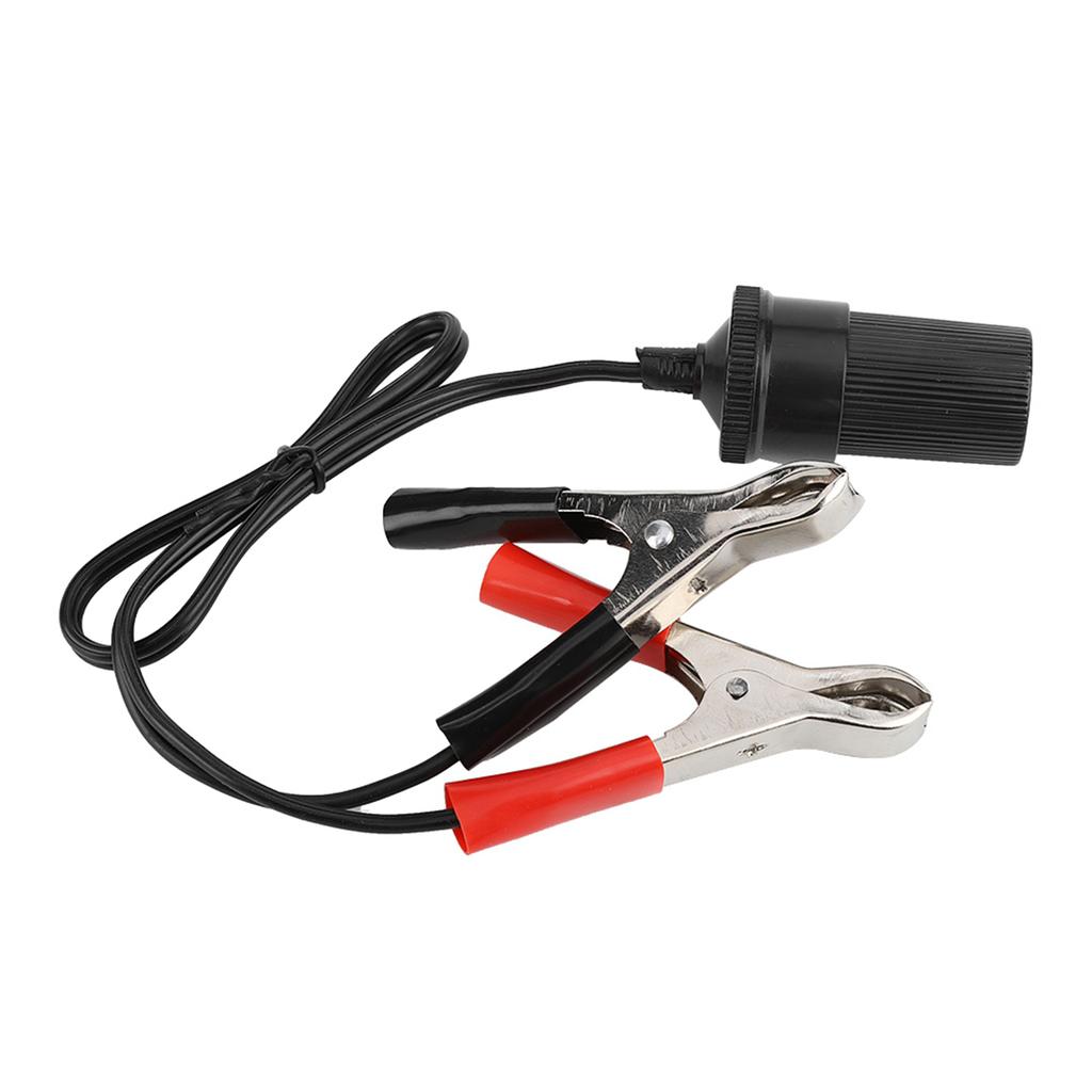 12V Car Battery Clip On Adapter Cigarette Socket Lighter Travel Charger