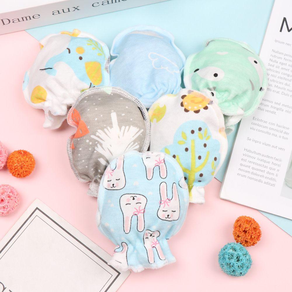 Pairs Infant Accessories Protection Face Soft Cute Baby Gloves Anti Scratching Mittens Full Glove