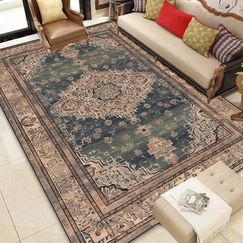 American Style Easy Clean Carpets Living Room Persia Decoration Large Area Rugs Washable Soft Bedroom Lounge Non-slip Floor Mat