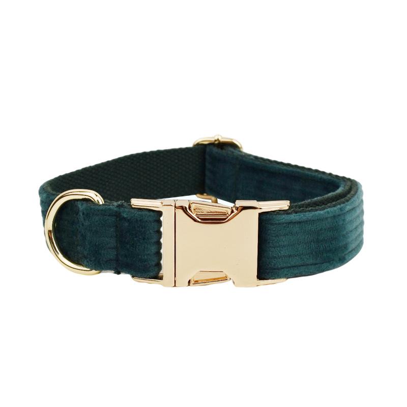 Corduroy Stripe Series Custom Dog Collar - New Style Pet Neckwear