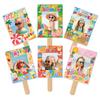 Hawaii Themed Summer Cartoon Pattern Hand Frame Party Decoration Props Photo