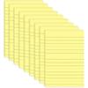 9 Pack Lined Sticky Notes 4X6 in Post Sticky Notes with Lines, Large Ruled Post Sticky Colorful Super Sticking Power Memo Pads Strong Adhesive (Pink
