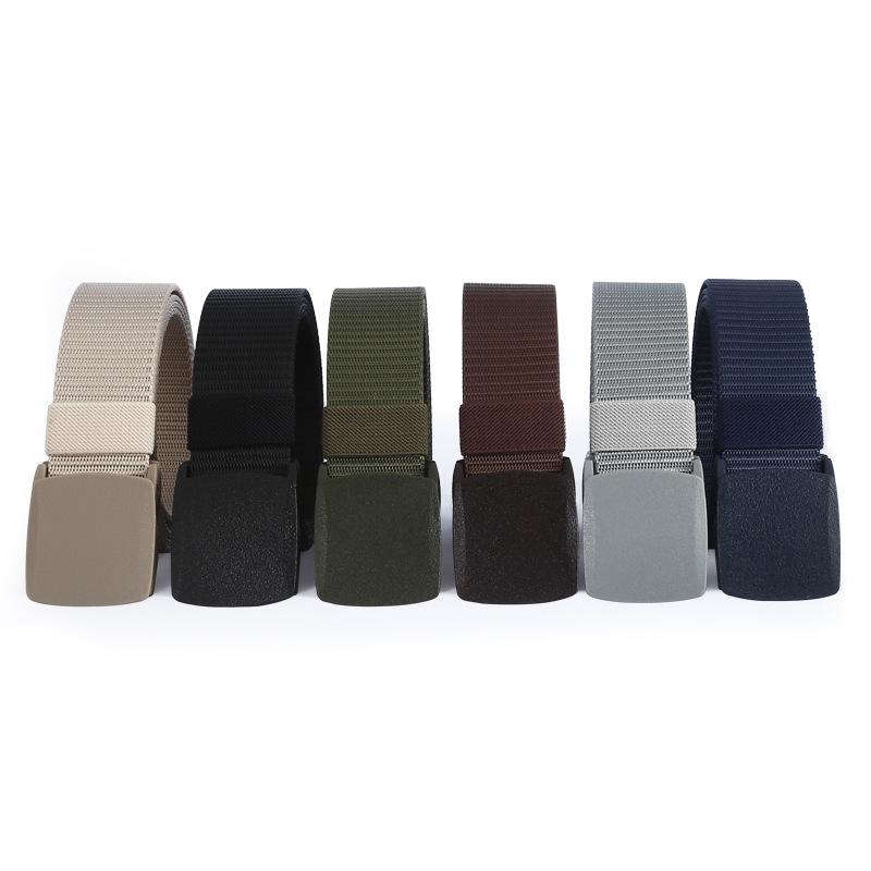 Military Fan Accessories Canvas Tactical Pants Belt Outdoor Unisex Casual Belt Nylon Woven
