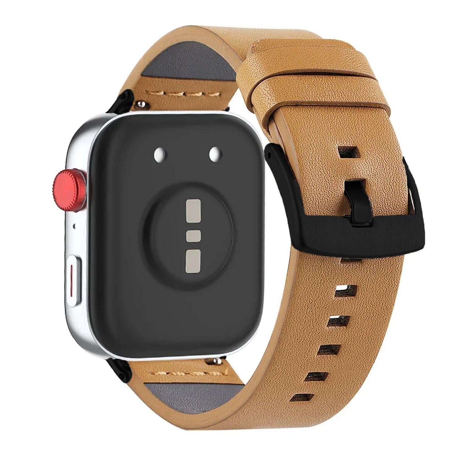 

Leather Strap for Huawei Watch Fit 4 Pro No Gaps Men Correa Bracelet for Huawei Watch Fit4 Fit3 Band Elegant Replacement Correa for Huawei Fit 4