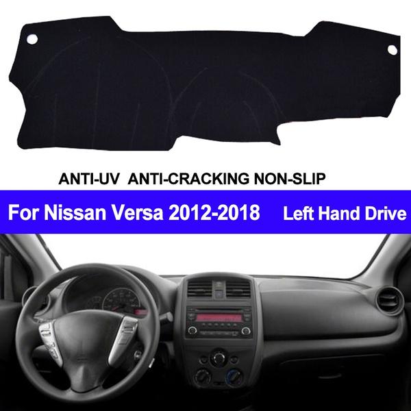 

Чехол на приборную панель автомобиля, коврик для защиты от солнца для Nissan Versa 2012-2018 Left Hand Drive чёрный