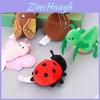 Fun And Colorful Insect Plush Keychain Toys Ideal For Backpacks And Accessories