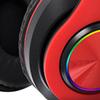 Bluetooth Headset with RGB Light Deep Bass Noise Reduction Comfortable Waterproof Foldable Wireless Gaming Headset
