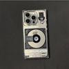 Transparent Square Back Tube Case Casing Protection For iPhone 14 Pro Max 16 ProMax 15 Plus 12 11 13 Anti-Oxygen,Lucky CD Pattern