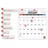 Kalender 2027 - 24-Monats-Wandkalender 3 Farben 370400mm von Januar Dezember 2028 startend 2 Jahre