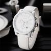 Armani Exchange AE Armbanduhr Quarzwerk Silikonarmband Weißes Zifferblatt Herrenuhren AX1325