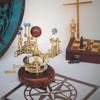 Vintage-Dekor, Sonnensystem, Orrery-Kunst, Meisterwerk, antikes Dekor, ein luxuriöses und einzigartiges Kunstwerk, ein einzigartiges Geschenk für den Ehemann