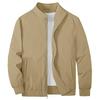 KEFITEVD Jumper Mens Lightweight Swing Top Large Size Autumn Wear Blouson Outer Casual Jacket Stand Collar