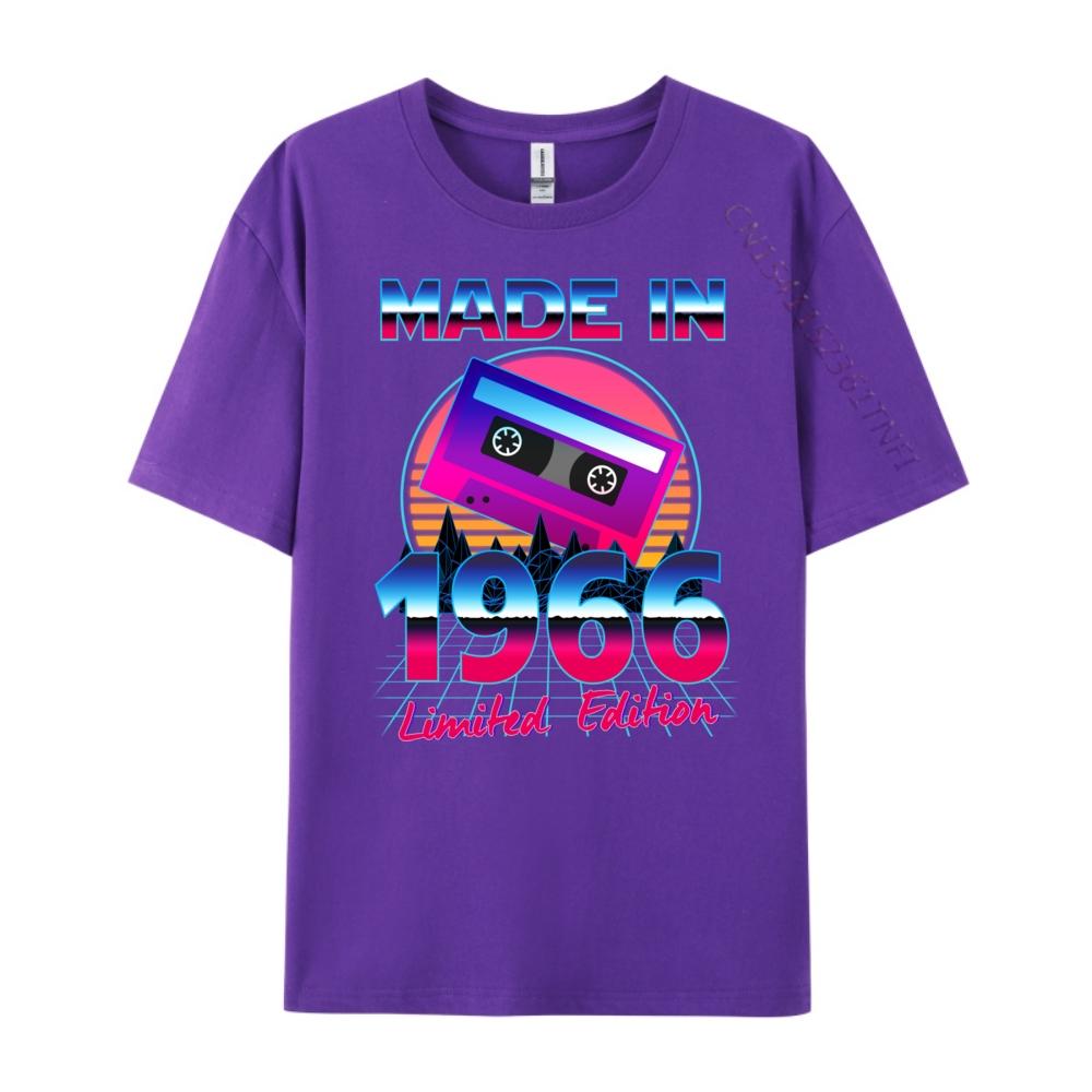 58 Years Old 1966 80s Cassette 58th Birthday Graphic T Shirts 100 Cotton Tshirt Luxury Clothing Breathable Printed TShirt