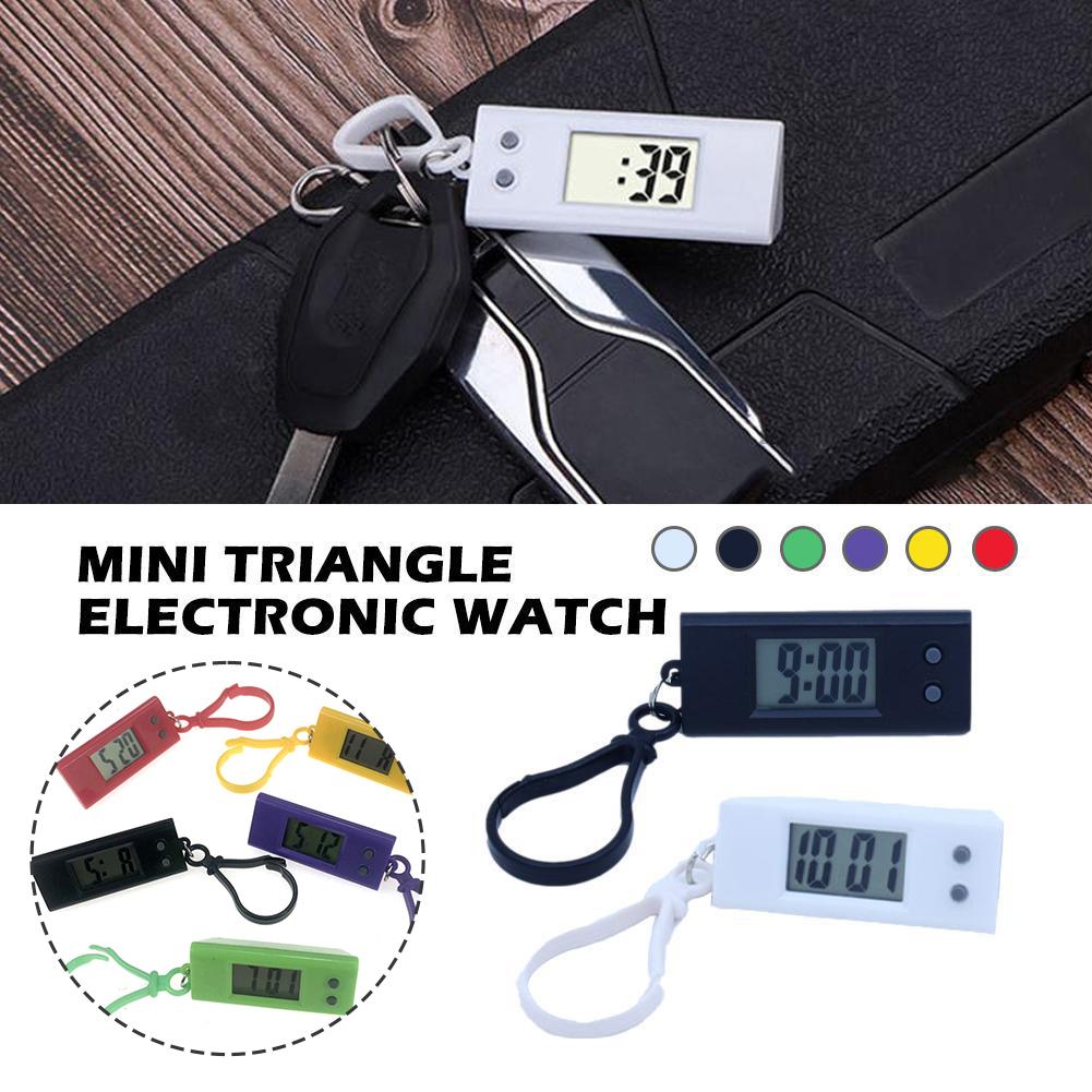 Silent Luminous ABS Digital Electronic Clock Student Exam Study Watch Digital Table Time Display Hanging Keychain Desk Clock