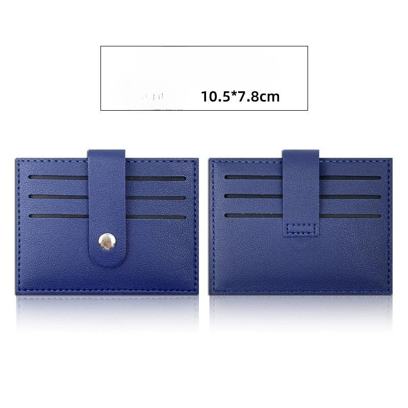 Fashion Leather Ultra-thin Card Holder Bank Credit ID Cards Cover Pouch Case Wallet Organizer Thin Business Bank Card Package