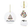 Book Christmas Tree Decoration Party Supplies Home Decoration Hanging Ornament for Bedroom Office Living Room Yard Farmhouse