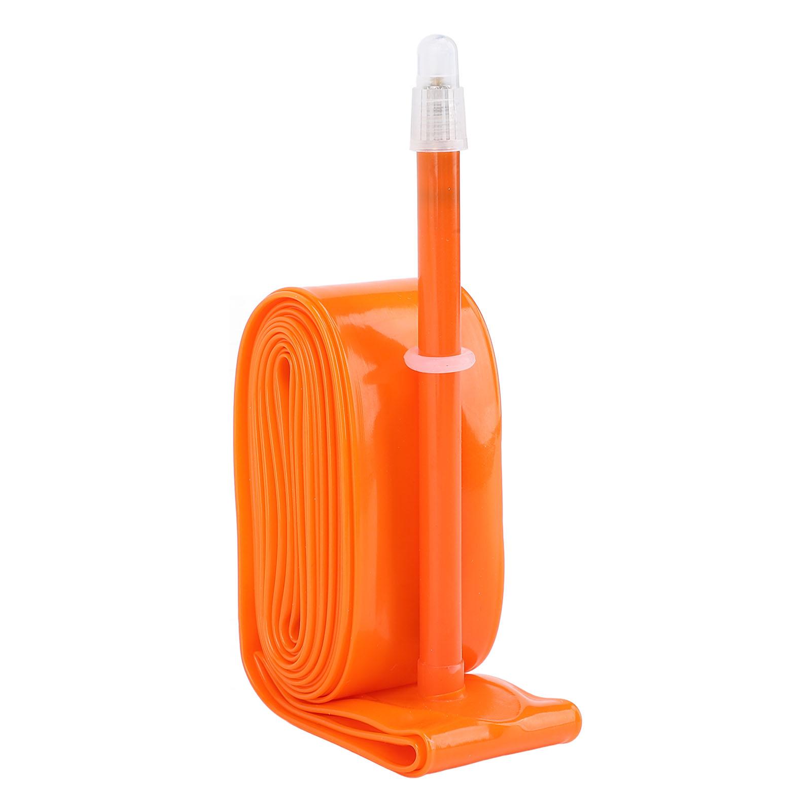 

Cycling Inner Tube with FV Valve Ultra Lightweight TPU 700Cx23 to 32C Cycling Tire Inner Tube for Replacement Orange