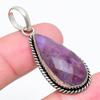 Amethyst Gemstone 925 Silver Jewelry Pendant 1.97"