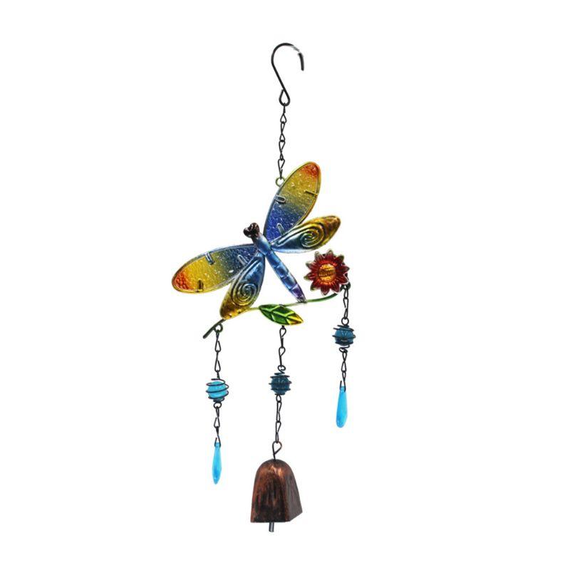 Wind Chimes Bells Hummingbird Bee Dragonfly Hanging Ornaments Garden Home Decor