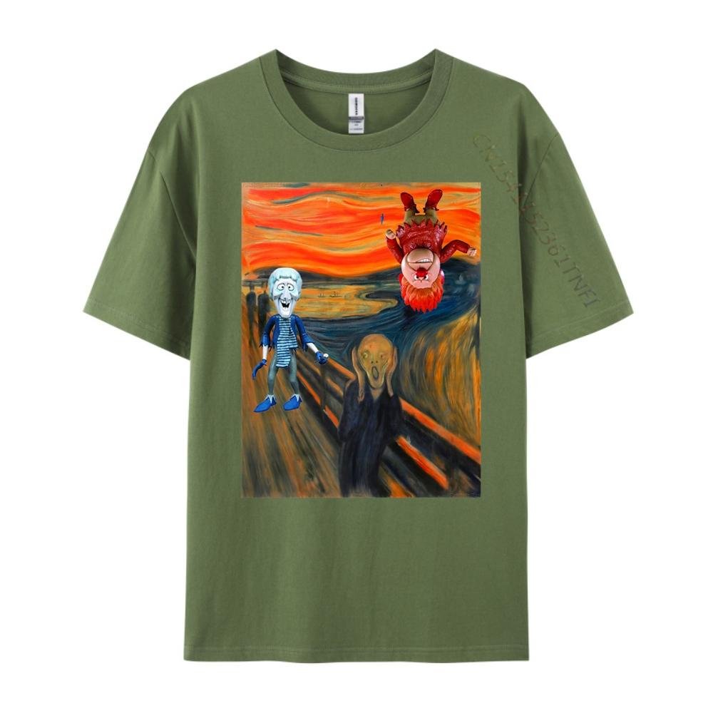 Funny Art Upside Down Cold Heat Luxury T Shirt Mens TShirts EU SIZE Mothers Day