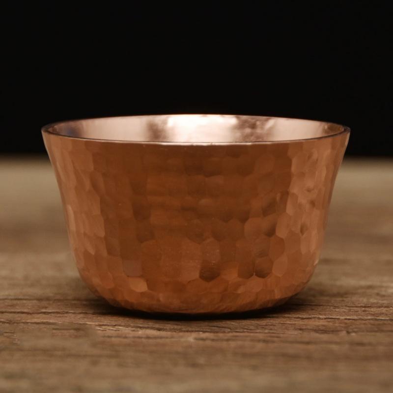 Red Copper Engraved Mini Spirits Vodka Cup Liquor 60ml Handcrafted Retro Personalized Water Tea Tumbler Glases Home Drinkware