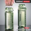Water bottle large capacity plastic water cup high temperature resistant plastic cup sports water cup portable sports kettle plastic cup