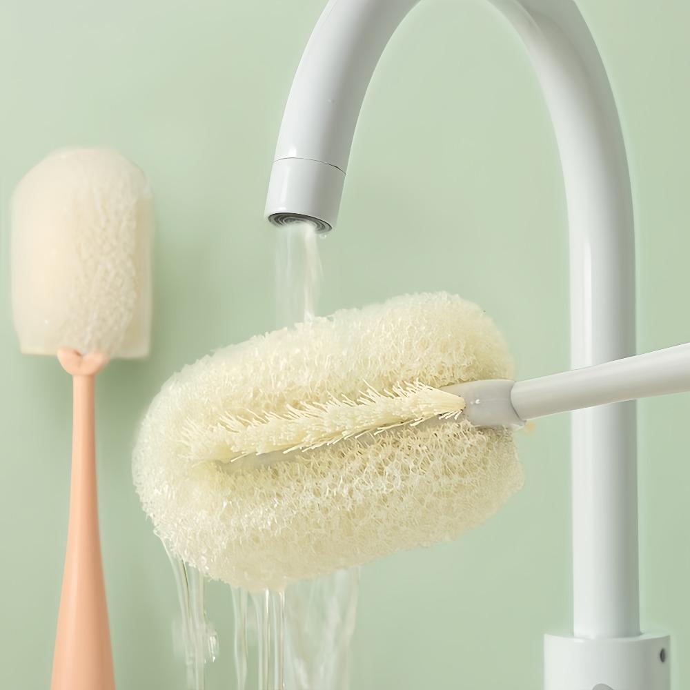 1pc Long Handled Bottle Brush - 360° No Dead Cleaning Tool for Stubborn Stains, Multi-Functional Plastic Brush for All Bottles 1-27pcs