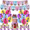 Pack of 31 Gracie's Corner Party Supplies Includes Balloons Banner Cake Toppers