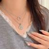 Gd Same Full Diamond Daisy Necklace, Light Luxury, Niche Design, Exquisite Simplicity, High-End Sense Of Collarbone Chain Woman