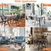 12 Pieces/set of Non-slip Transparent Chair Leg Covers with Felt, Large Round Chair Floor Protection Mats