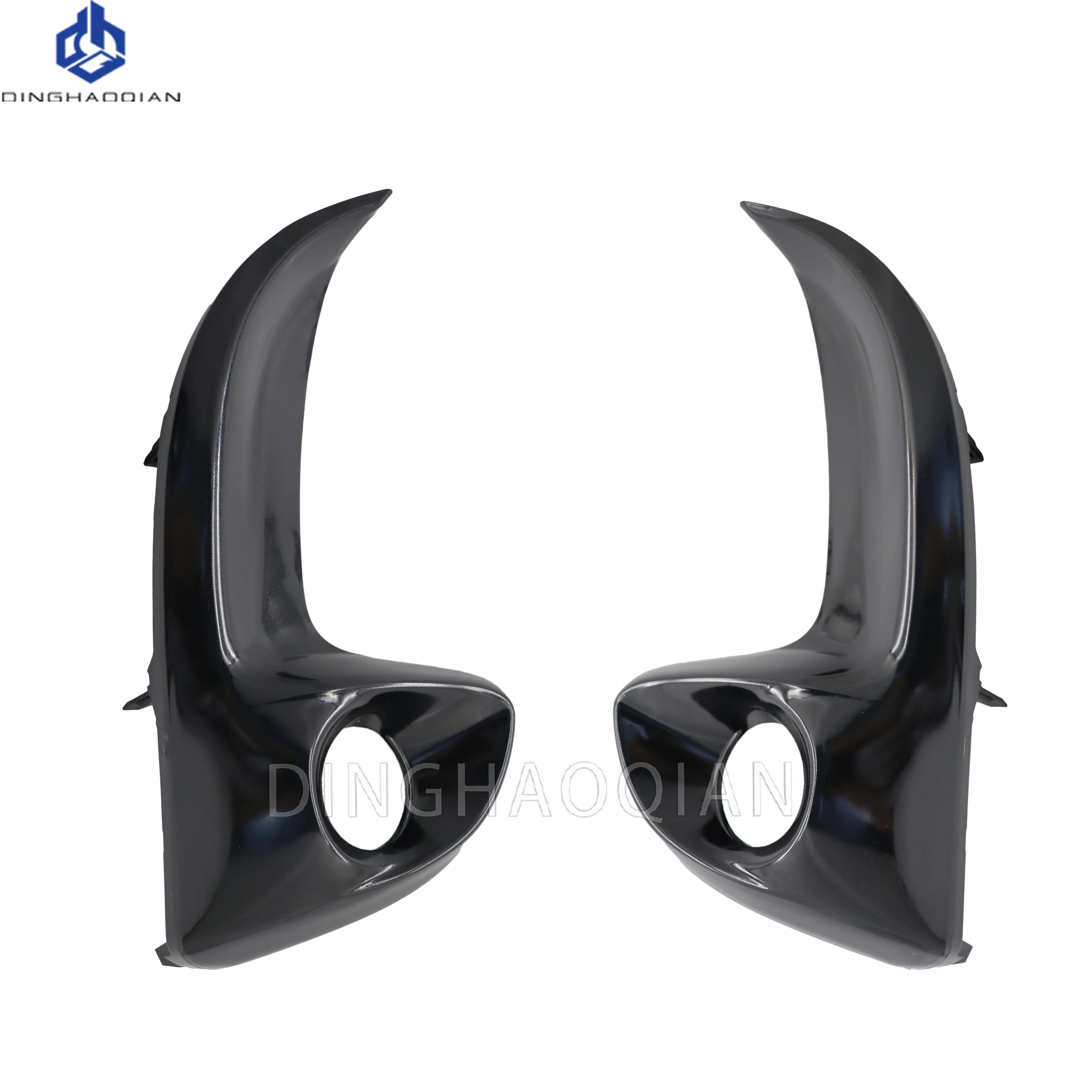 

Крышка передней противотуманной фары Нижняя решетка бампера с отверстием для противотуманной фары Рамка Подходит для Toyota VIOS 2020 2021 2022 2023 2024 1pair