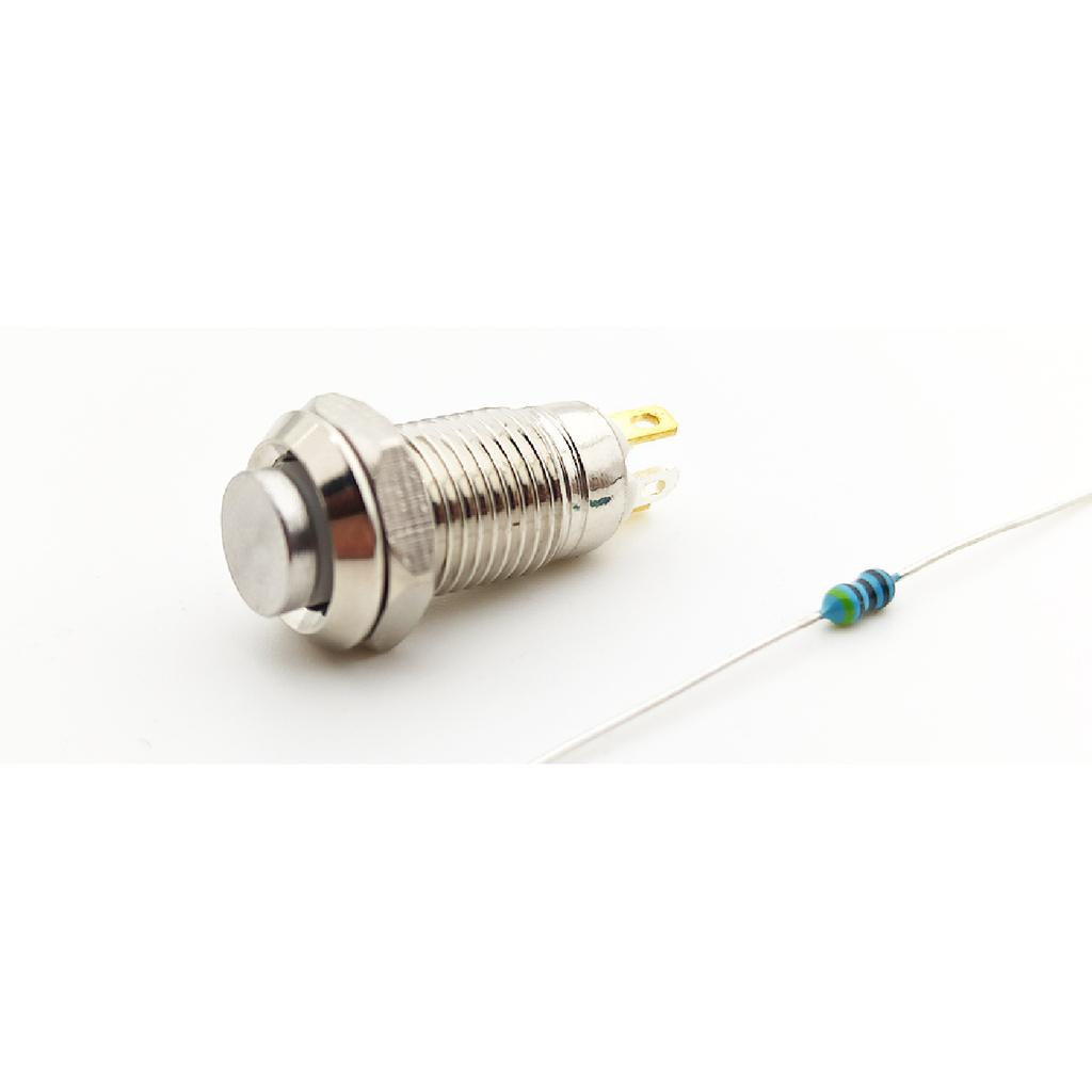 Electric Waterproof Power 12v Led Light Momentary Push Button Switch 8/10/12/16/19/22 Mm Pressure Switches 220v 24v 3v Keyboard Switches Oil Pressure