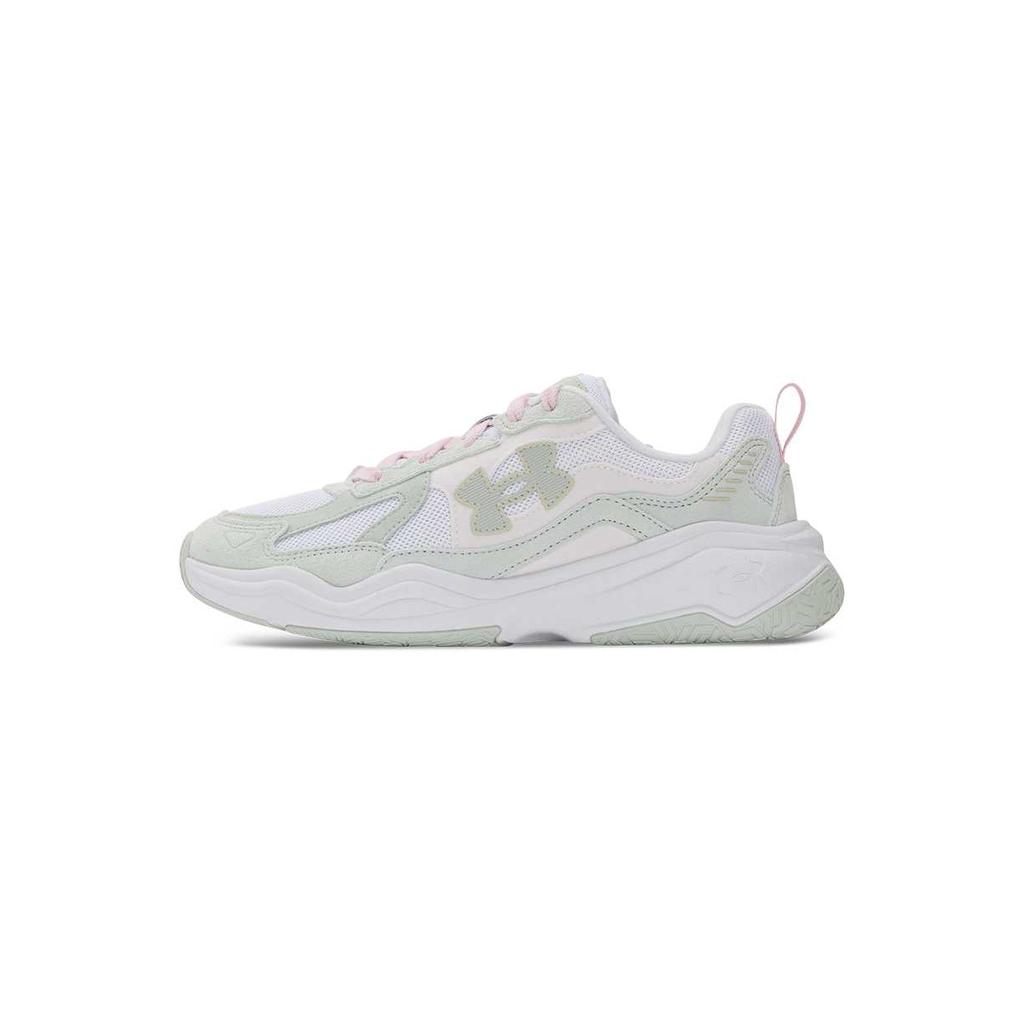Under Armour Mesh Fabric Aspire Comfortable Simple Versatile Breathable Low-Top Casual Shoes Unisex Sneaker White 6003966-101