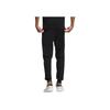 Adidas Neo Solid Color Logo Print Track Pants Men Bottoms Black HZ2430